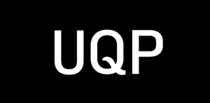 Logo for University of Queensland Press (UQP), published of ‘Talking Smack’ by Andrew McMillen (2014)